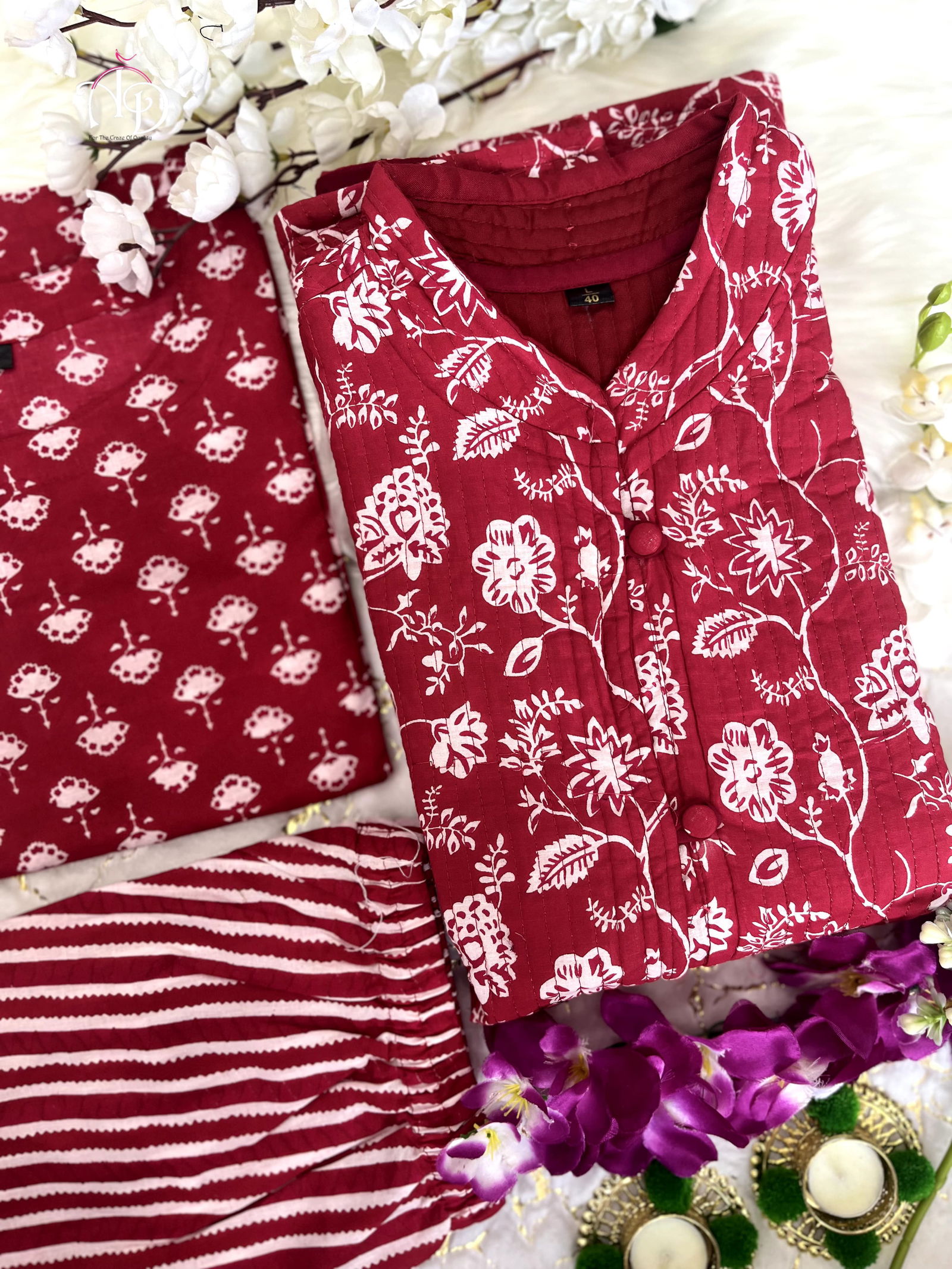 Akshar Red Designer Printed Koti Kurti With Bottom Catalog